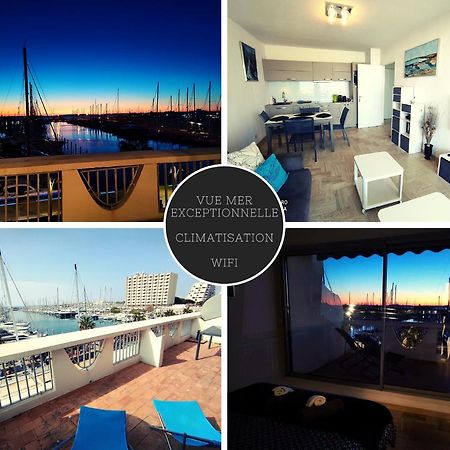 Classe 3 Etoiles - Magnifique Vue Sur Le Port - Wifi Et Clim La Grande Motte Exterior photo